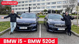 Diésel o eléctrico: ¿Cuál es mejor para viajar? | Prueba con el BMW Serie 5 | coches.net