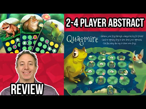 Quagmire - 2-4 Player Abstract Game Review (Bog's Bigger Brother)