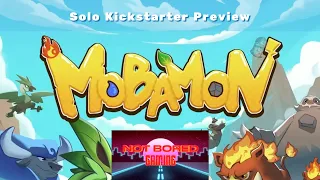 Mobamon - Solo Kickstarter Preview - Not Bored Gaming