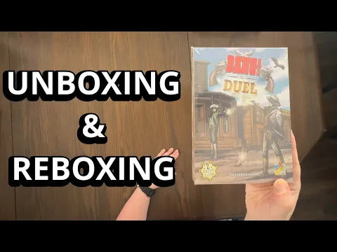 Bang! The Duel - Game Unboxing & Reboxing - What's in the Box?