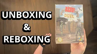 Bang! The Duel - Game Unboxing & Reboxing - What's in the Box?