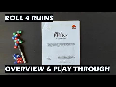Roll 4 Ruins Board Game Preview Play Through