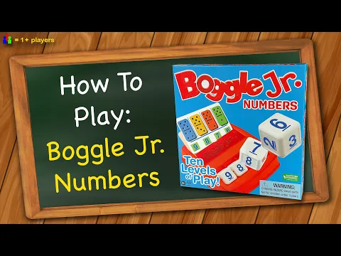 How to play Boggle Jr Numbers