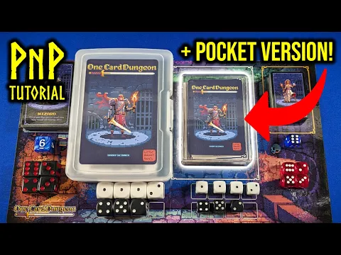 How to Build One Card Dungeon + Expansions + Playmat | Print & Play PNP DIY Tutorial