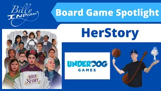 HerStory Board Game Spotlight Review (a short Overview and Review of the latest from Underdog Games)