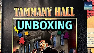 Tammany Hall Board Game | Unboxing (No Talking)