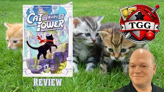 Cat and the Tower Board Game Review | Adorable Stacking Fun or Miss?