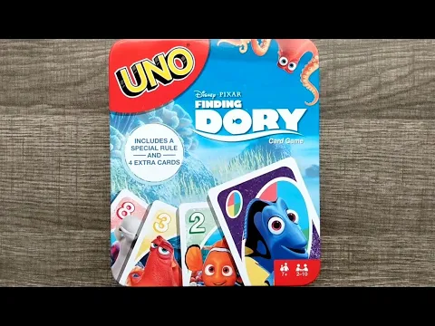 UNO Disney Pixar Finding Dory Card Game