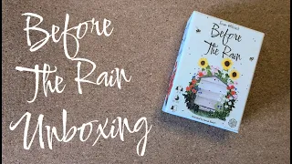 Before the Rain - Unboxing