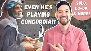Concordia: Solitaria Review (One of My Favorite Solo Games... Plus Co-Op and More!)