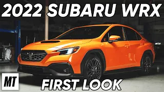 2022 Subaru WRX: First Look | MotorTrend