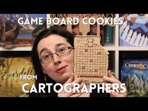 Cartographers Cookie Board | Board Game Bakes