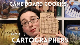 Cartographers Cookie Board | Board Game Bakes