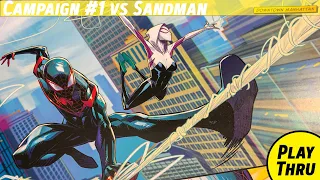 Scenario #1 SINISTER MOTIVES Expansion For Marvel Champions against Sandman