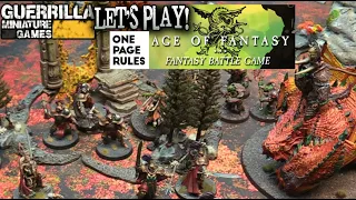 Let's Play! - AGE OF FANTASY by One Page Rules