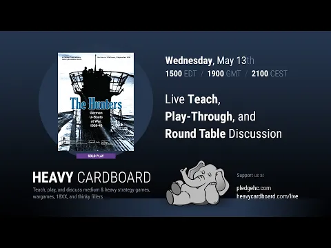 The Hunters Solo Teaching, Play-through, & Round table by Heavy Cardboard