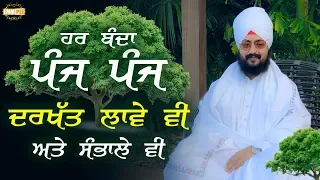 Everyone should plant 5 trees and take care of them
