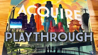 Acquire Board Game | Playthrough