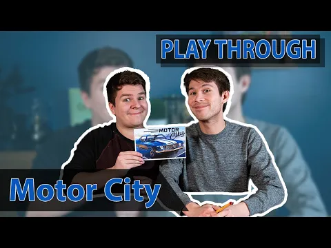 Motor City Playthrough | A Loaded Roll and Write Gem! | Kickstarter Preview