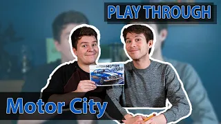 Motor City Playthrough | A Loaded Roll and Write Gem! | Kickstarter Preview