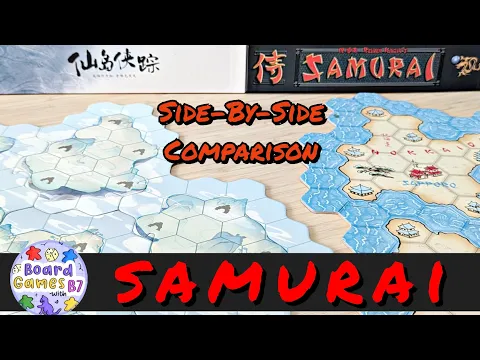 Samurai Board Game, Reiner Knizia, Side-By-Side Comparison