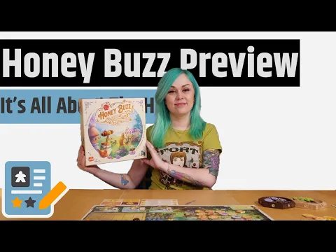 Honey Buzz Preview - It's A Busy Hive, And You're The Queen with @goliathgames