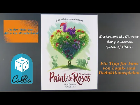 Paint the Roses - Ein kniffliger Geheimtipp für Deduktionsfans - Regeln und Review - Deutsch