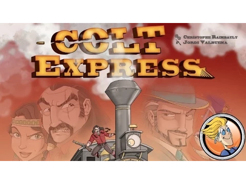 Overview of Colt Express from designer Christophe Raimbault at Spiel 2014