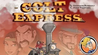 Overview of Colt Express from designer Christophe Raimbault at Spiel 2014