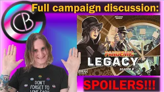 Spoilers: Pandemic Legacy Season 0 - full campaign discussion