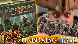 LOTR Journeys in Middle Earth UNBOXING (with tipsy pirates!)