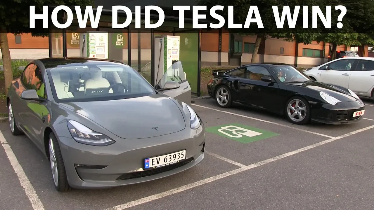 How Tesla won over Porsche in a 800 km race