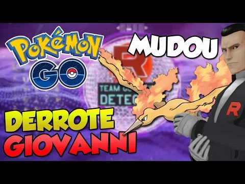 MUDOU! MELHORES POKÉMON CONTRA GIOVANNI (MOLTRES) POKÉMON GO POKEDICAS