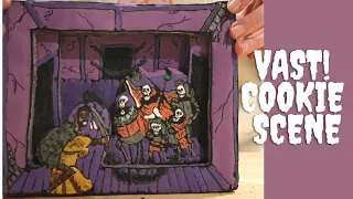 How to Make a Vast Layered Cookie Scene! | Board Game Bakes