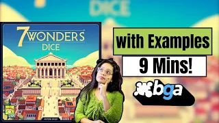7 Wonders Dice - How to Play in 9 Mins | Board Game Arena!
