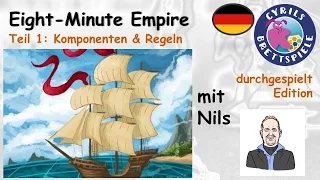 Cyrils Brettspiele - Eight-Minute Empire Brettspiel (S04E01) - Regel- & Komponentenvideo