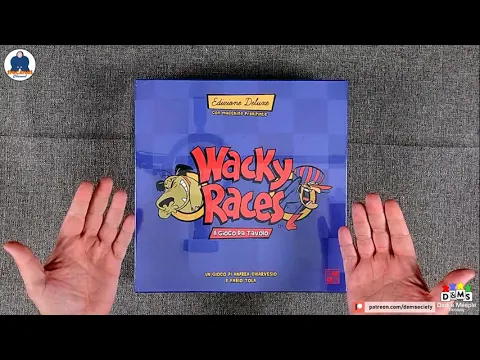 UNBOXING WACKY RACES ( Deluxe Edition ) - Board Game - #indabox