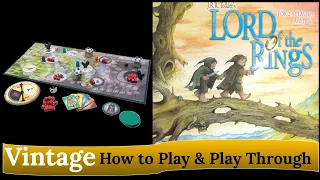 J.R.R. Tolkien's Lord of the Rings - Children's Game: How to Play & Play Through