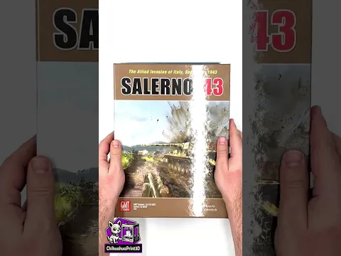 Salerno 43 - Insert - ChihuahuaPrint3D #boardgames #gmtgames #wargames #ww2