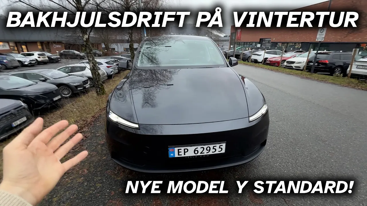 Langtur med den billigste Model Y-en