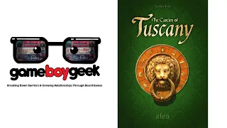 Castles of Tuscany Review with the Game Boy Geek
