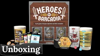 Heroes of Barcadia (Kickstarter Edition): Unboxing