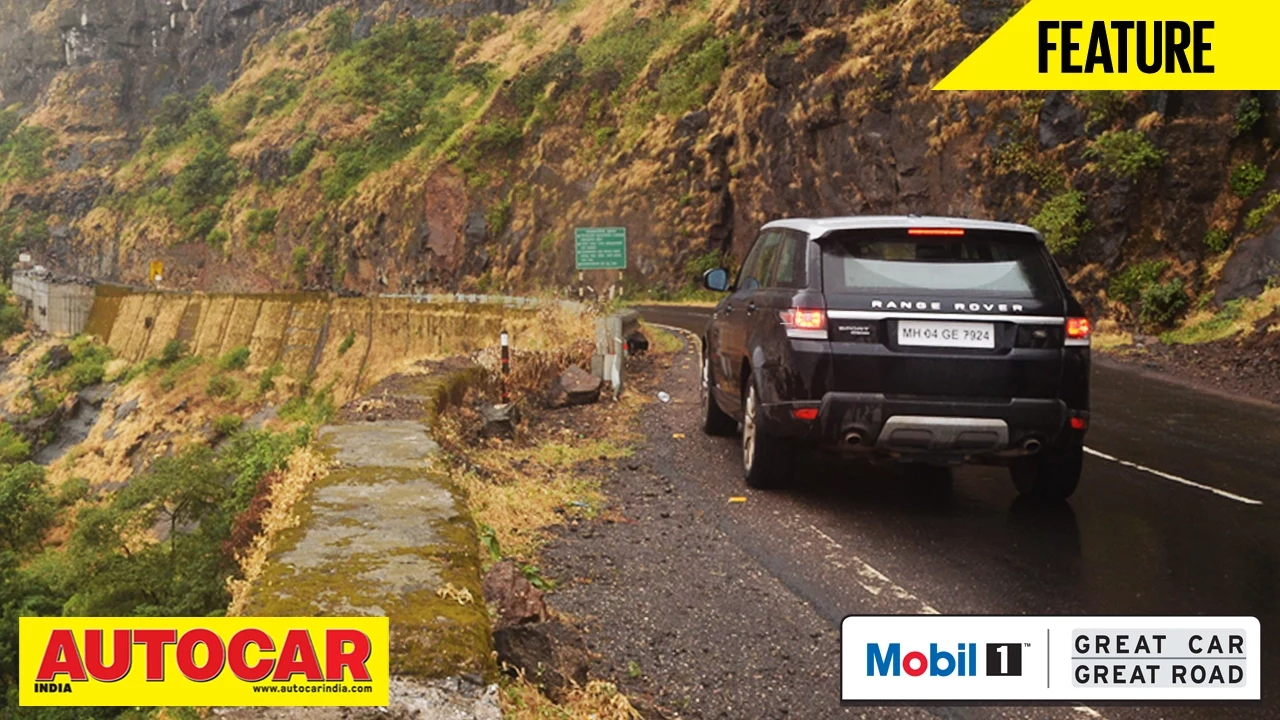 Driving to Malshej Ghat in a Range Rover Sport | Great Car Great Road with Mobil 1| Autocar India