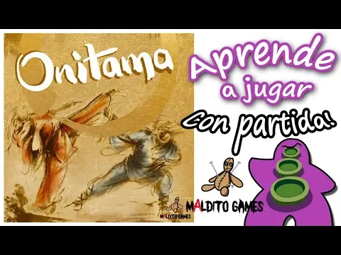 Español - Onitama - Cómo jugar, partida y reseña