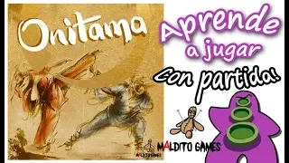 Español - Onitama - Cómo jugar, partida y reseña