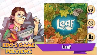 Edo's Leaf Review (KS Preview)
