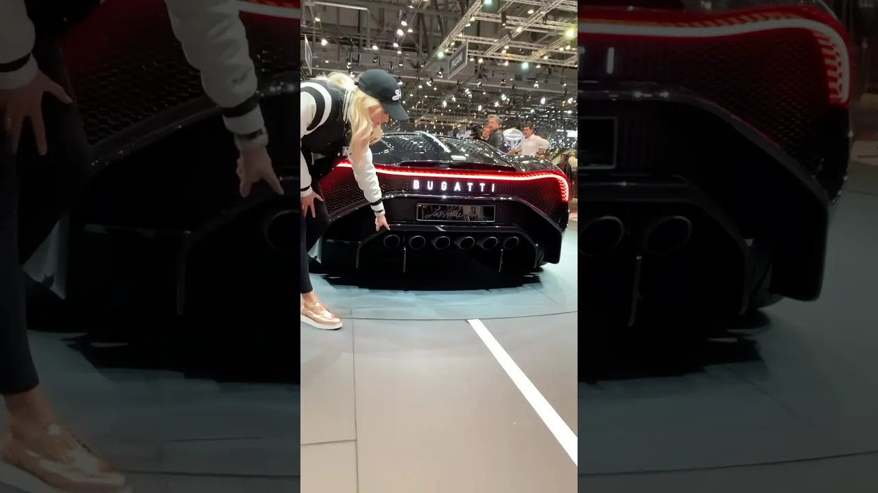 The $18.7 Million Bugatti La Voiture Noire! 🤑 #bugatti #supercars #luxury