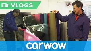 See how I wrapped our Mercedes-AMG C63 | Mat Vlogs