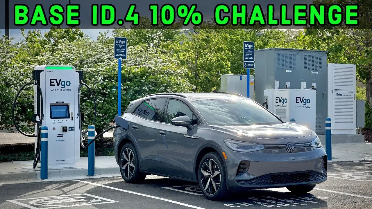 Volkswagen ID.4 62kWh RWD Takes On The 10% Challenge!