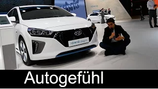 Hyundai Ioniq Hybrid/Plugin-Hybrid/EV REVIEW comparison, range Exterior/Interior